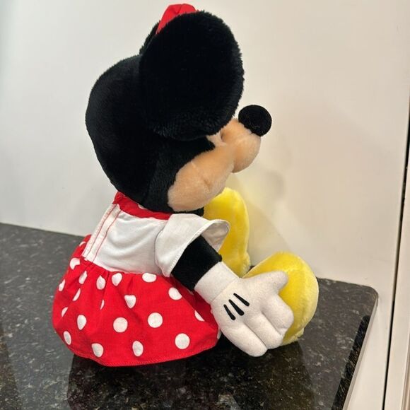 Walt Disney World Disneyland Minnie Mouse Plush Stuffed Toy Polka Dot Dress 14” - Picture 5 of 7